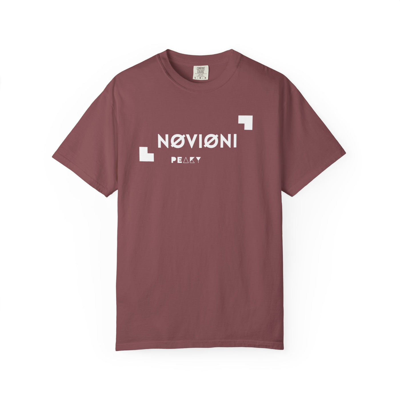 Garment-Dyed T-shirt with Novioni Design