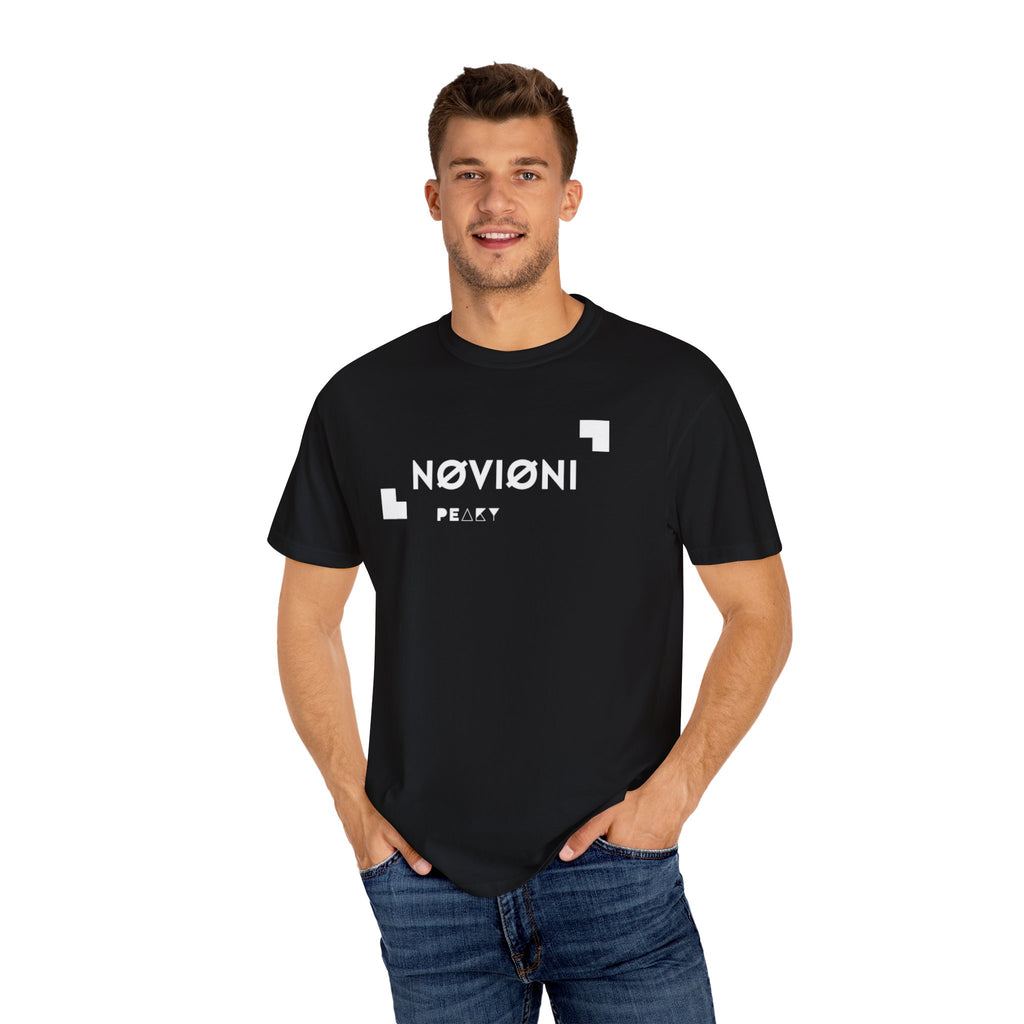 Garment-Dyed T-shirt with Novioni Design