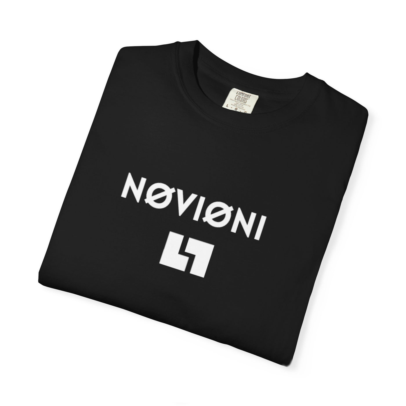 Garment-Dyed T-shirt with Novioni Design