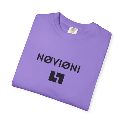 Garment-Dyed T-shirt with Novioni Design
