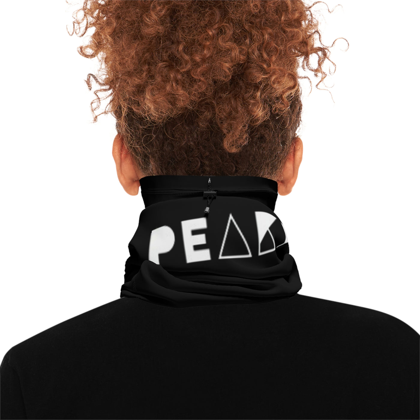 Winter Neck Gaiter With Drawstring