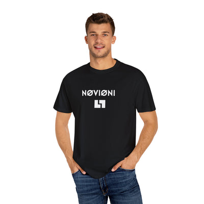 Garment-Dyed T-shirt with Novioni Design