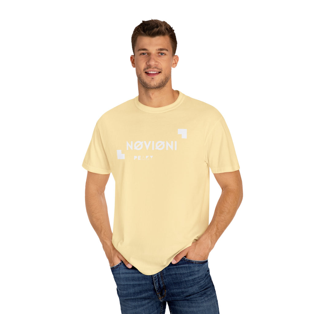 Garment-Dyed T-shirt with Novioni Design