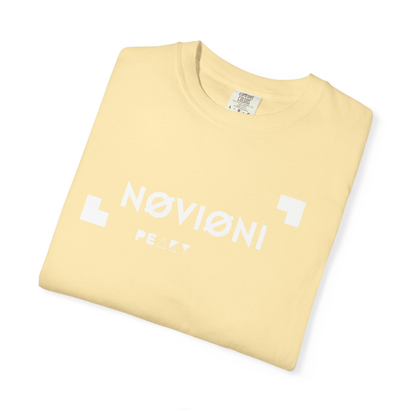 Garment-Dyed T-shirt with Novioni Design