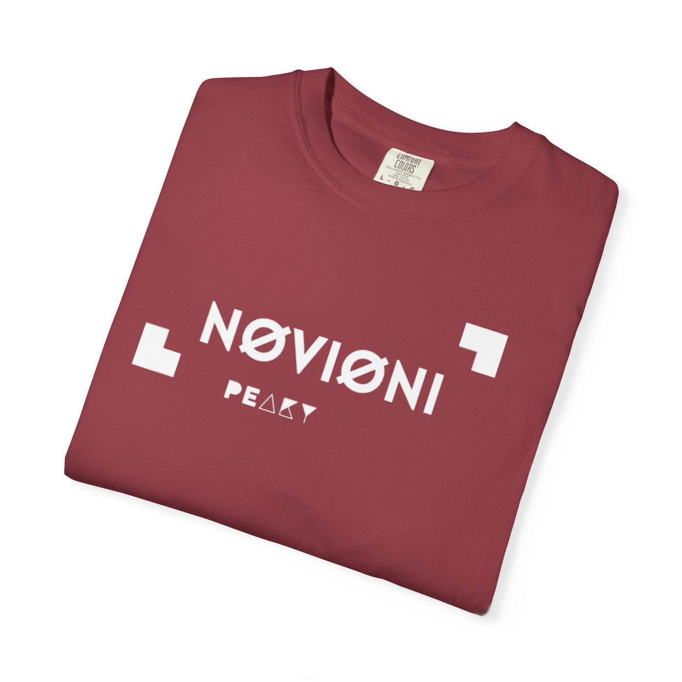 Garment-Dyed T-shirt with Novioni Design
