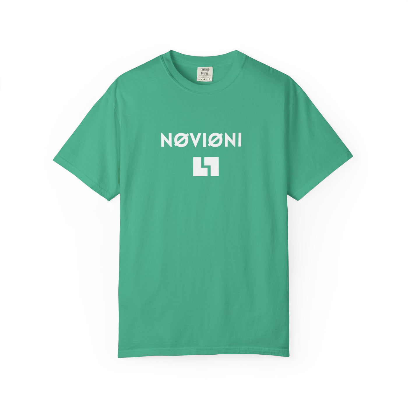 Garment-Dyed T-shirt with Novioni Design