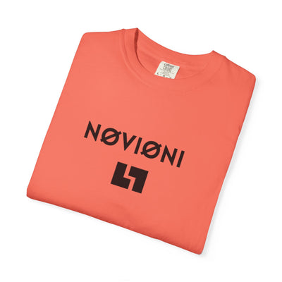 Garment-Dyed T-shirt with Novioni Design