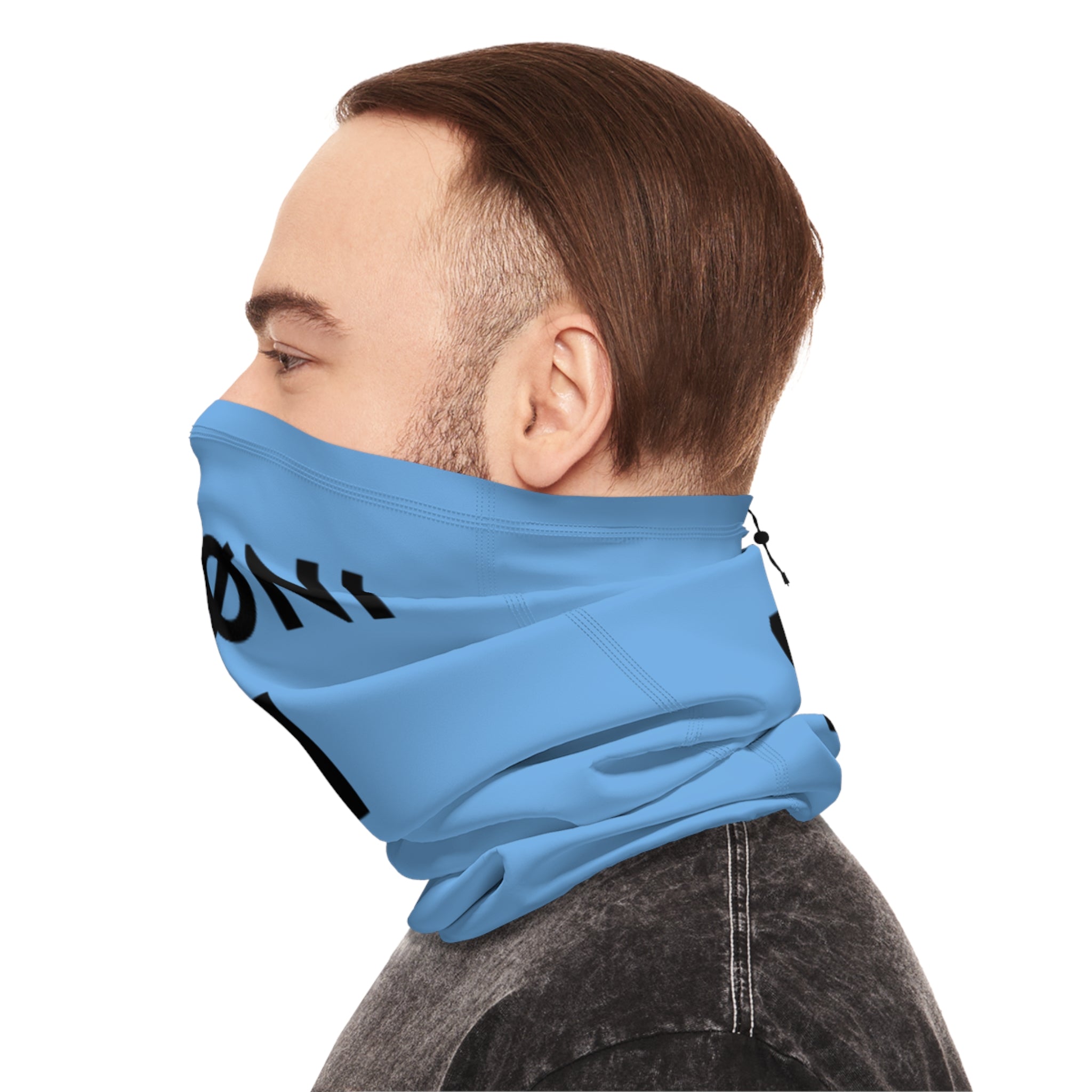 Winter Neck Gaiter With Drawstring