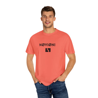 Garment-Dyed T-shirt with Novioni Design