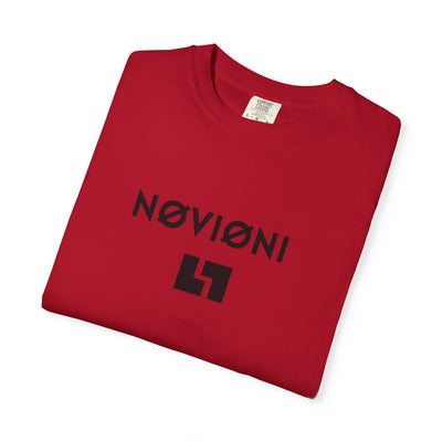 Garment-Dyed T-shirt with Novioni Design