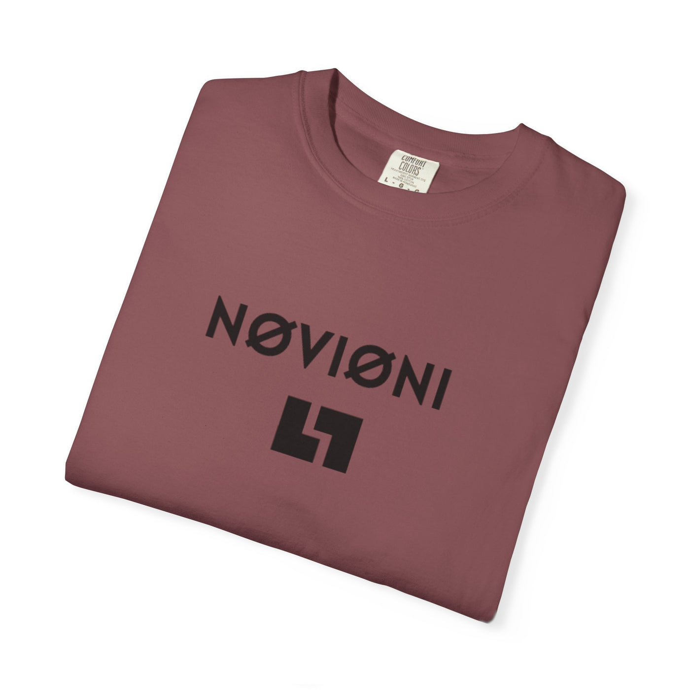 Garment-Dyed T-shirt with Novioni Design