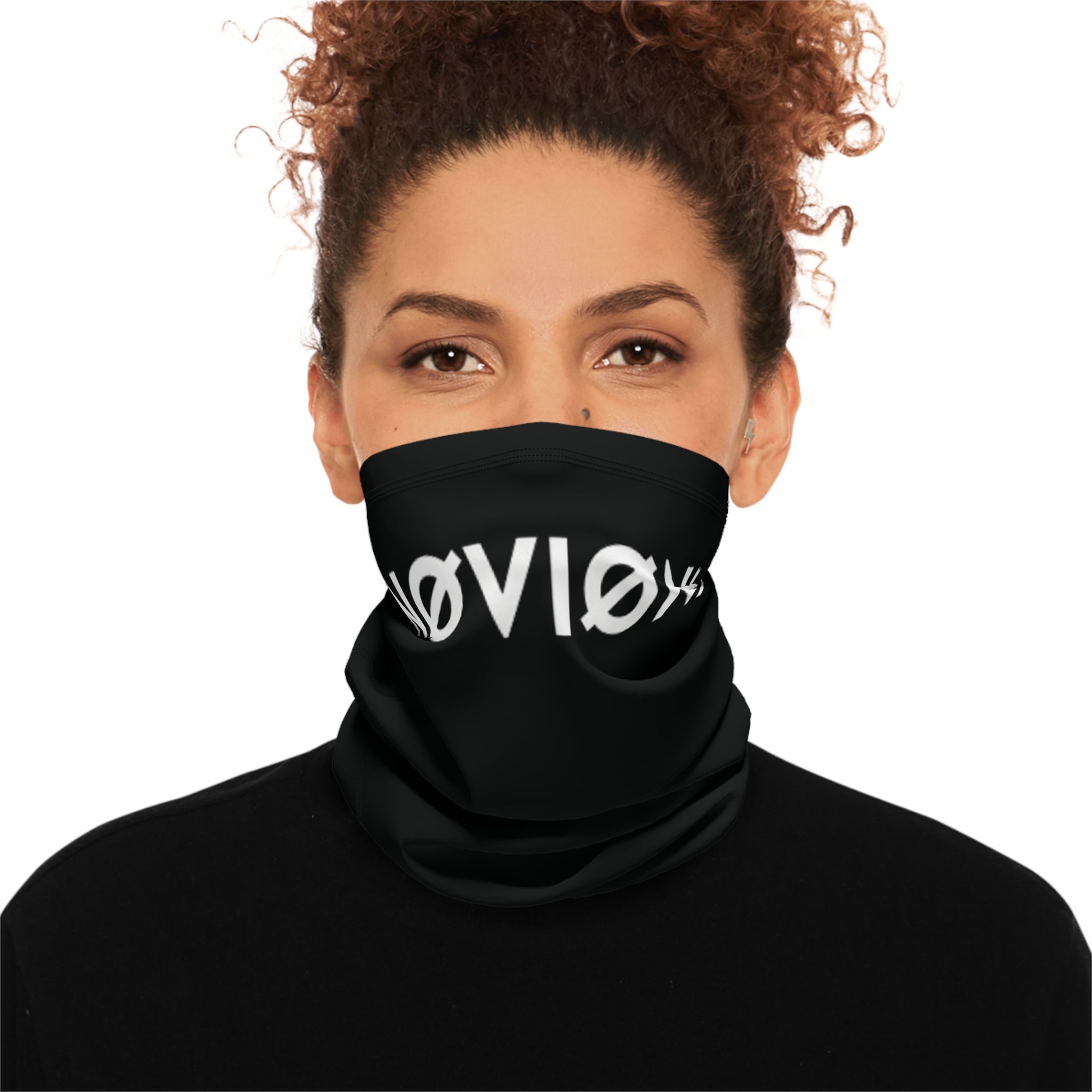 Winter Neck Gaiter With Drawstring