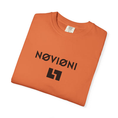Garment-Dyed T-shirt with Novioni Design