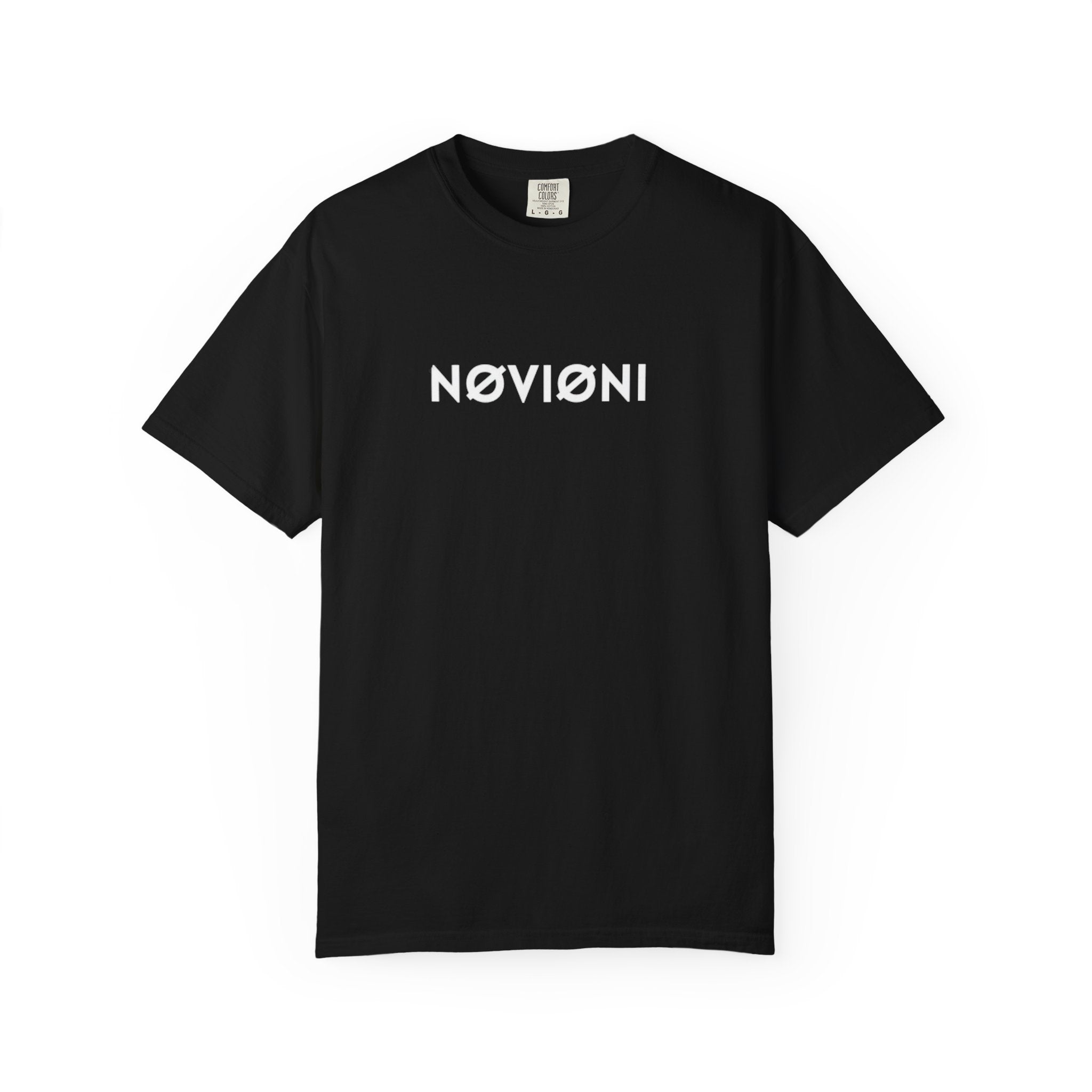 Garment-Dyed T-shirt with Novioni Design