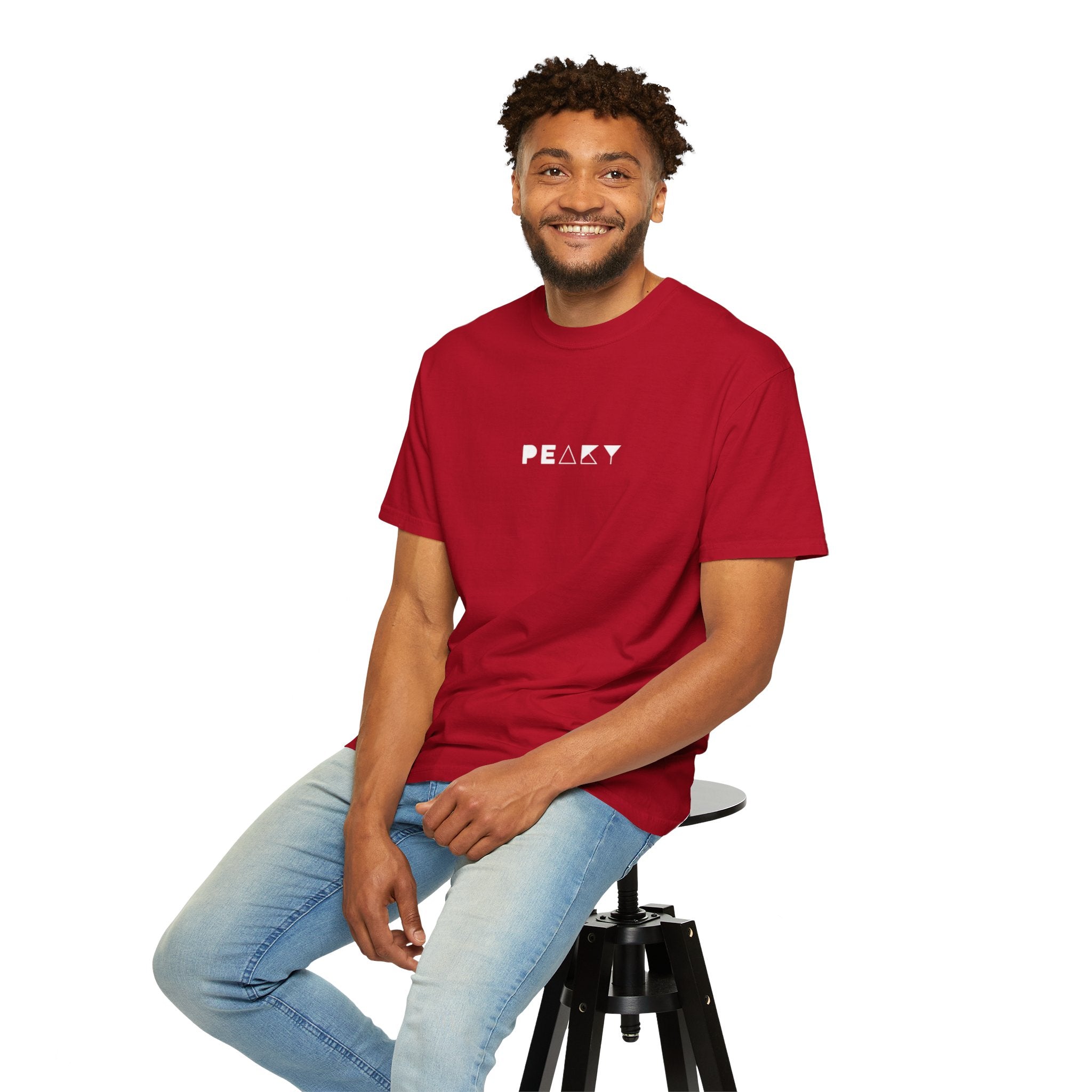 Garment-Dyed T-shirt with Novioni Design