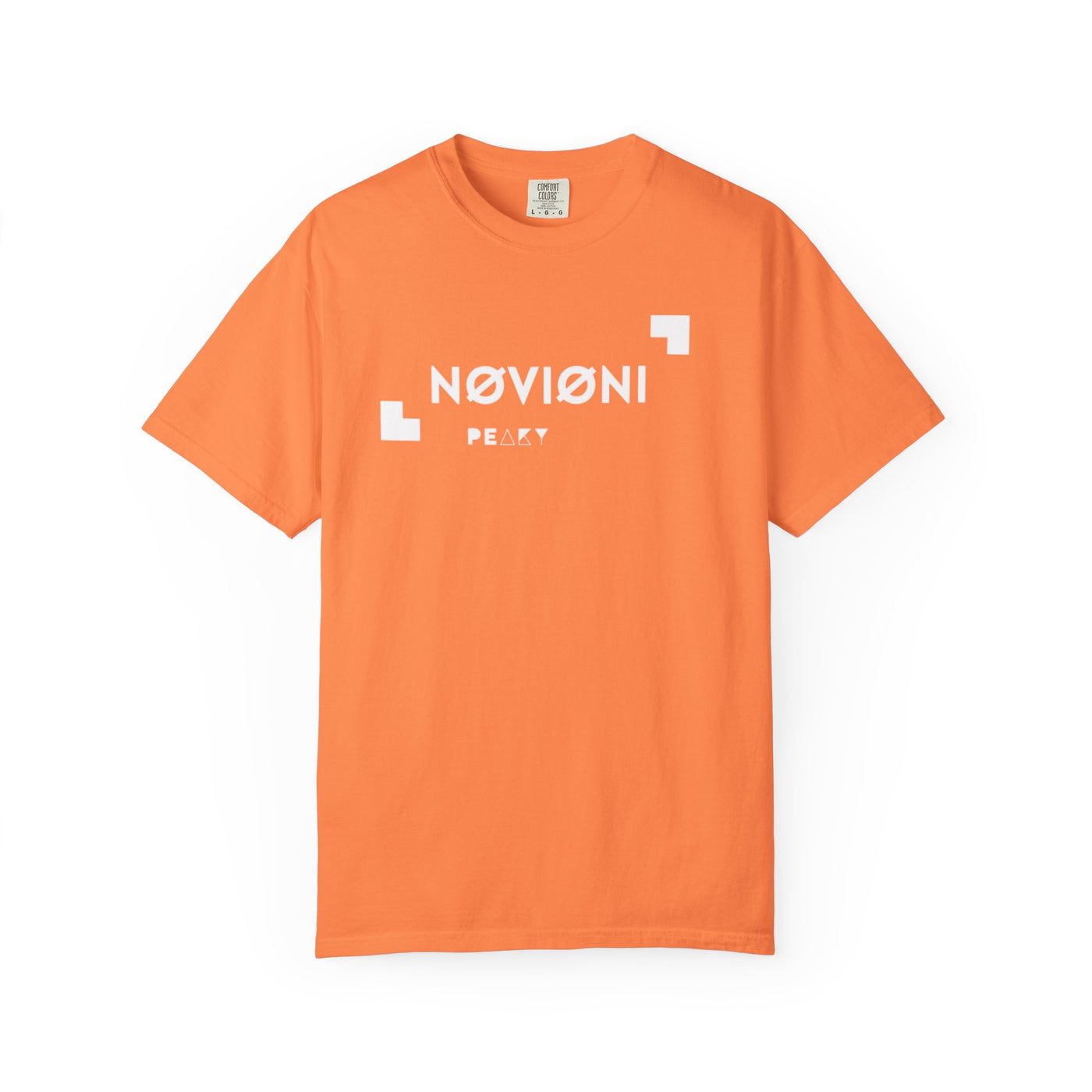 Garment-Dyed T-shirt with Novioni Design