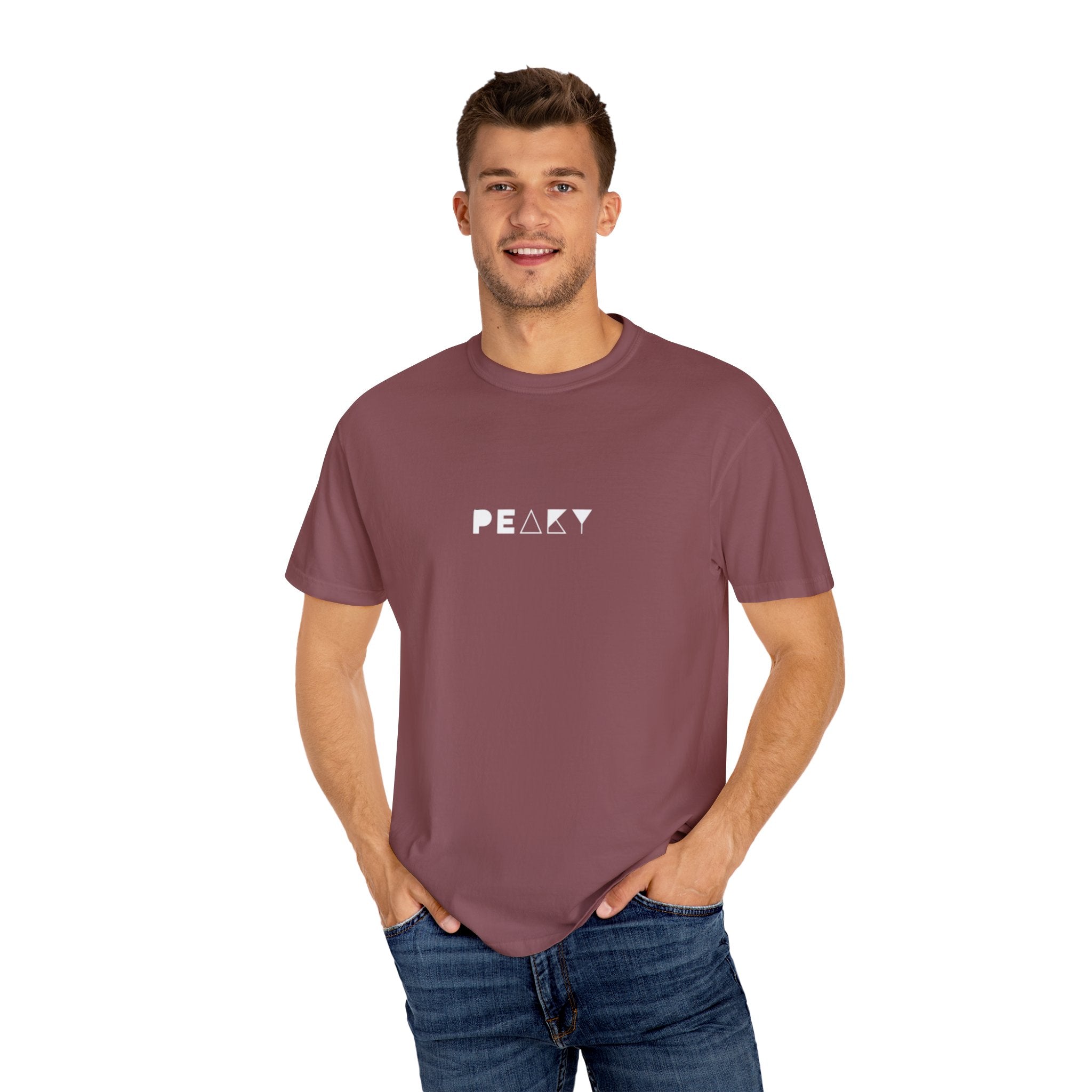 Garment-Dyed T-shirt with Novioni Design