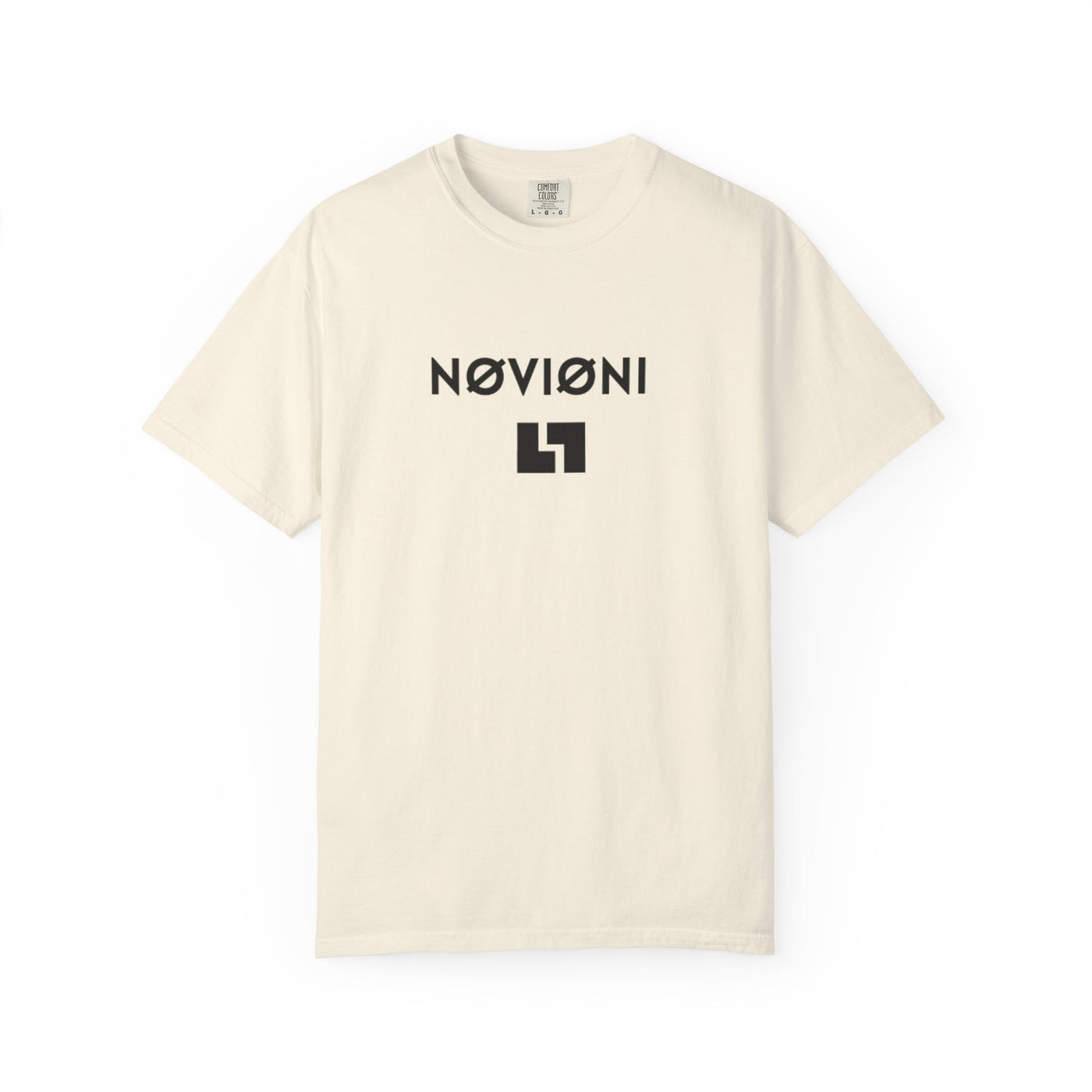 Garment-Dyed T-shirt with Novioni Design