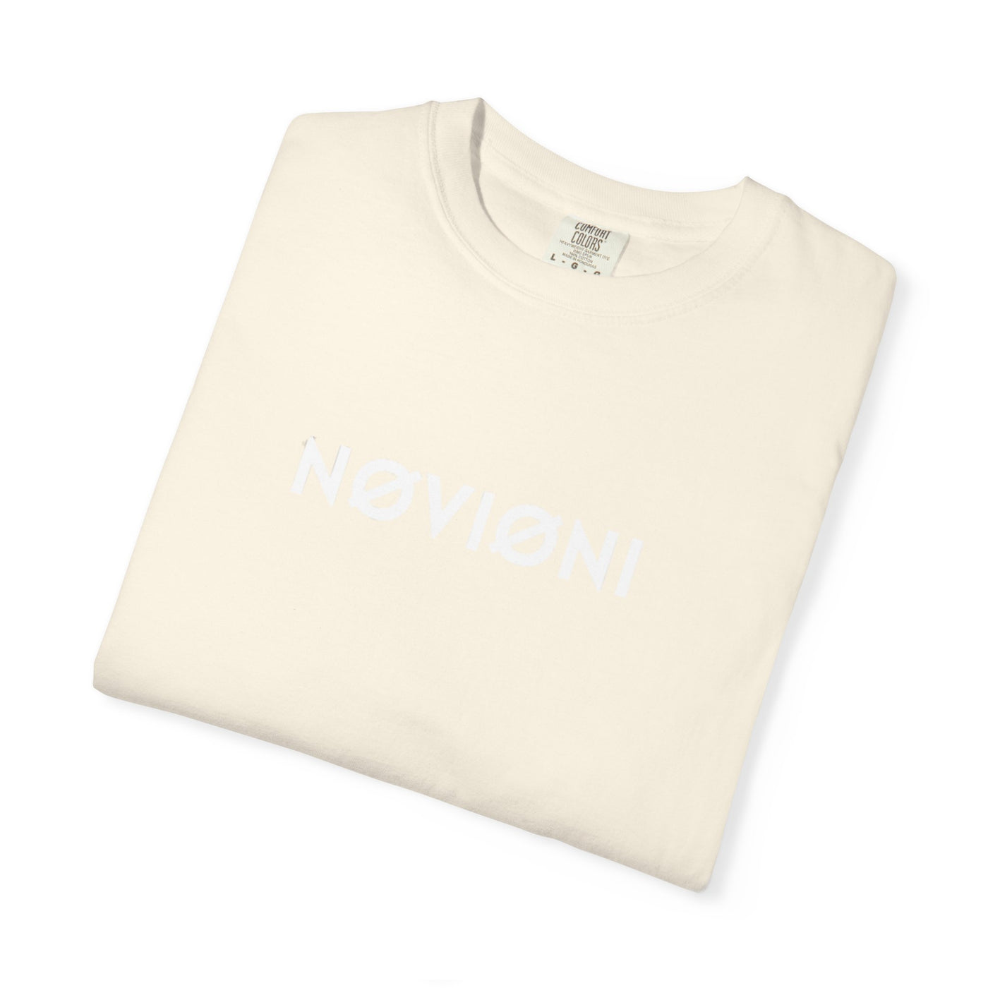 Garment-Dyed T-shirt with Novioni Design