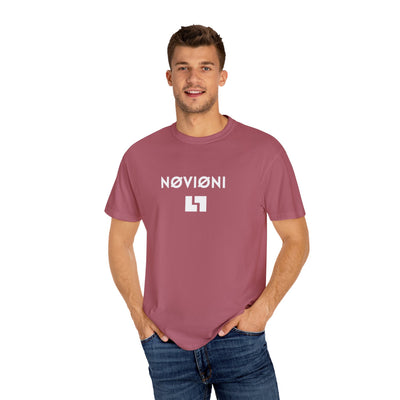 Garment-Dyed T-shirt with Novioni Design