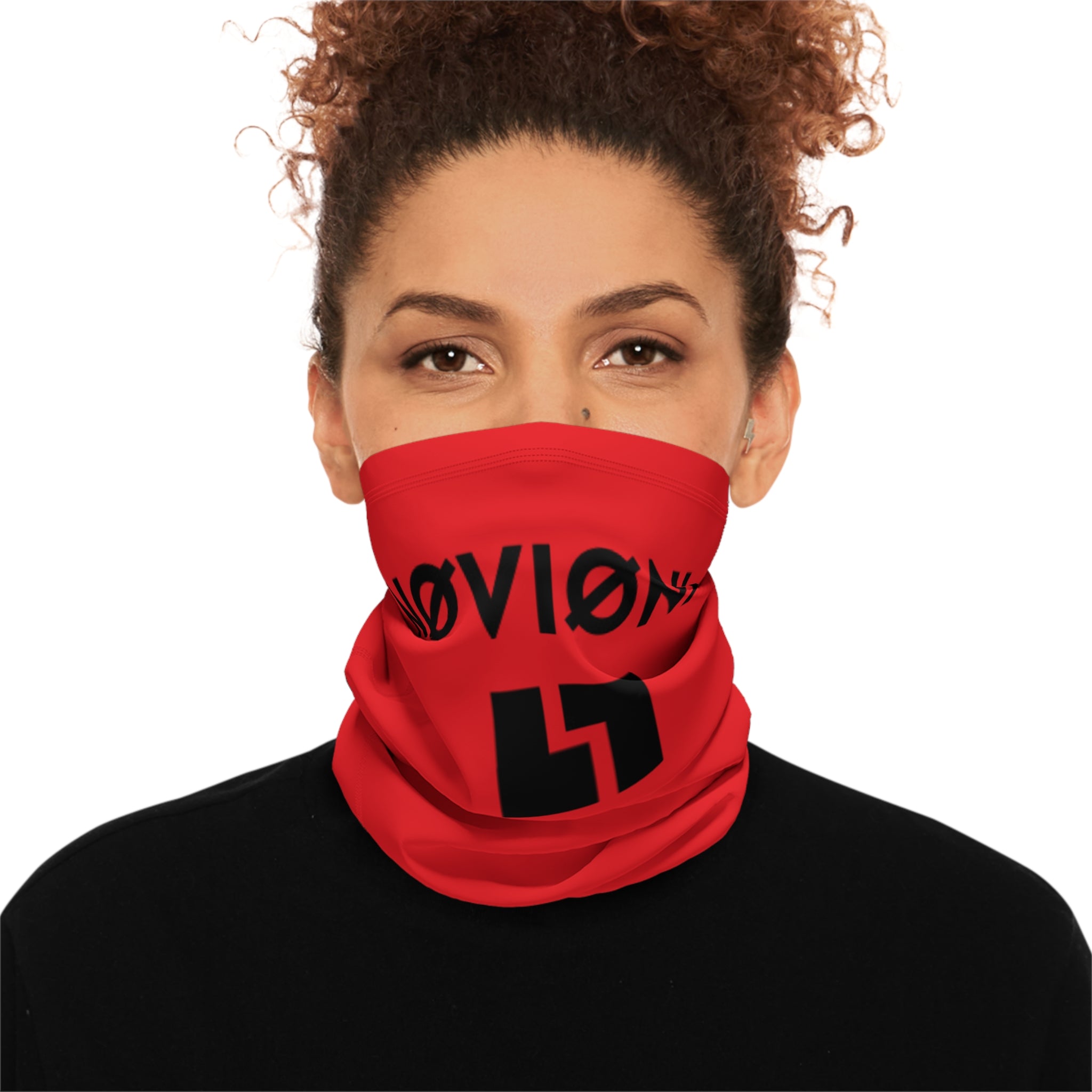 Winter Neck Gaiter With Drawstring