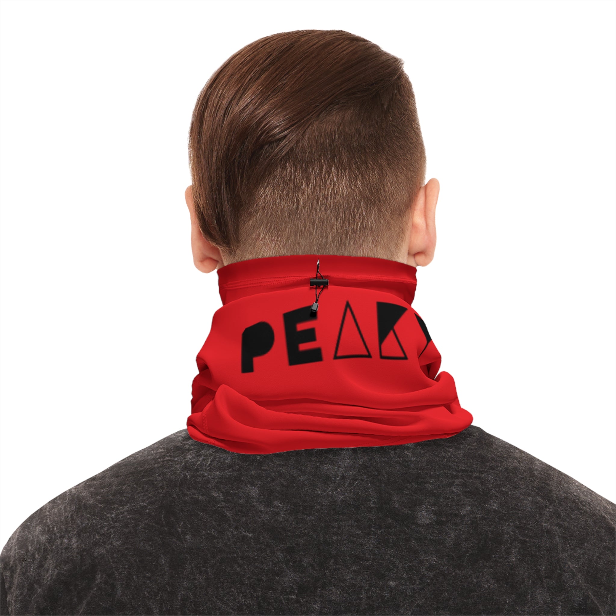 Winter Neck Gaiter With Drawstring