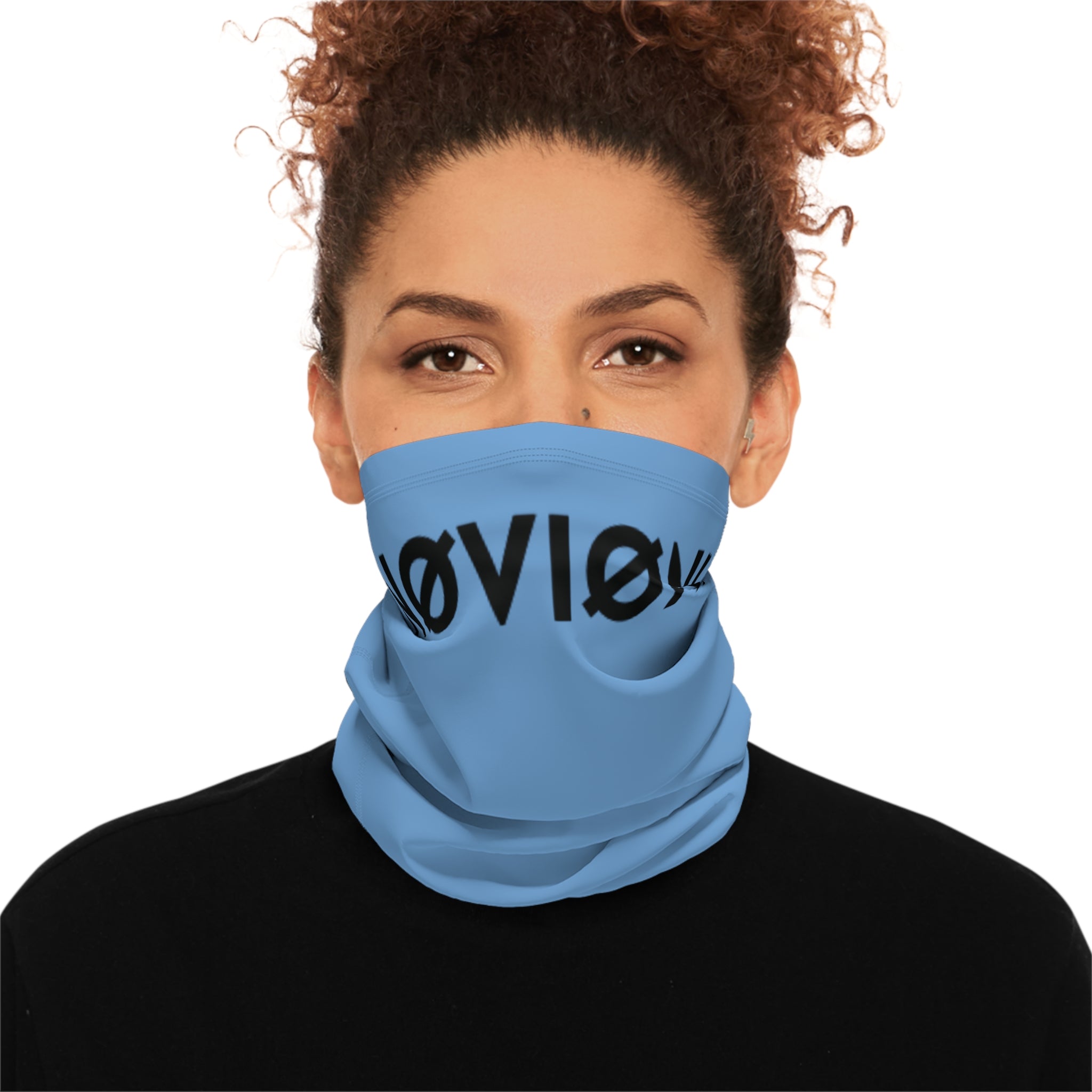 Winter Neck Gaiter With Drawstring