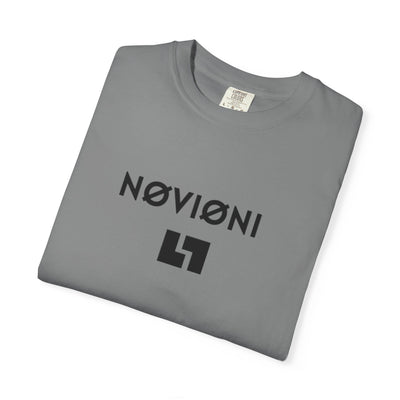 Garment-Dyed T-shirt with Novioni Design