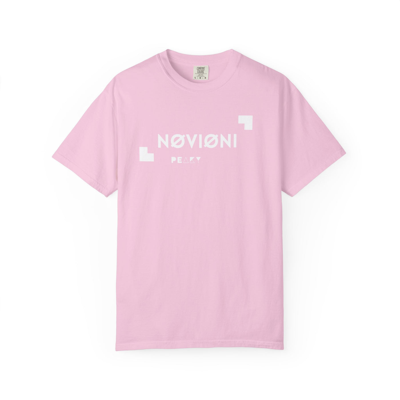 Garment-Dyed T-shirt with Novioni Design