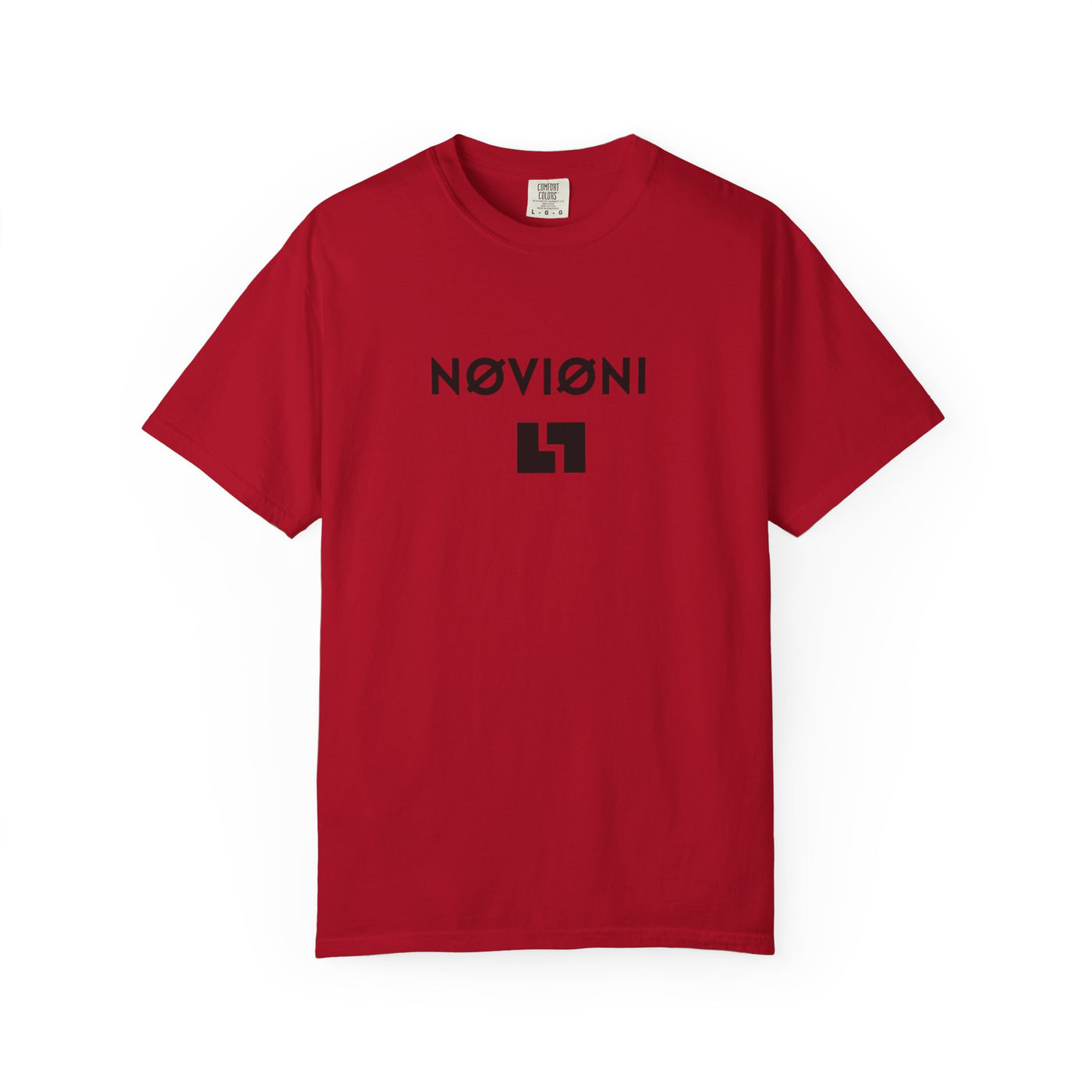 Garment-Dyed T-shirt with Novioni Design