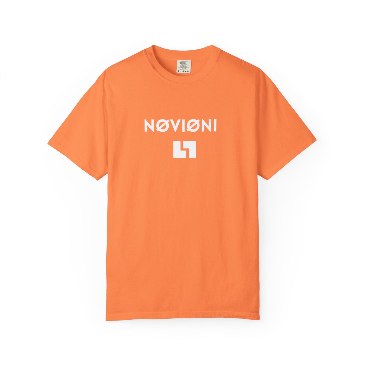 Garment-Dyed T-shirt with Novioni Design