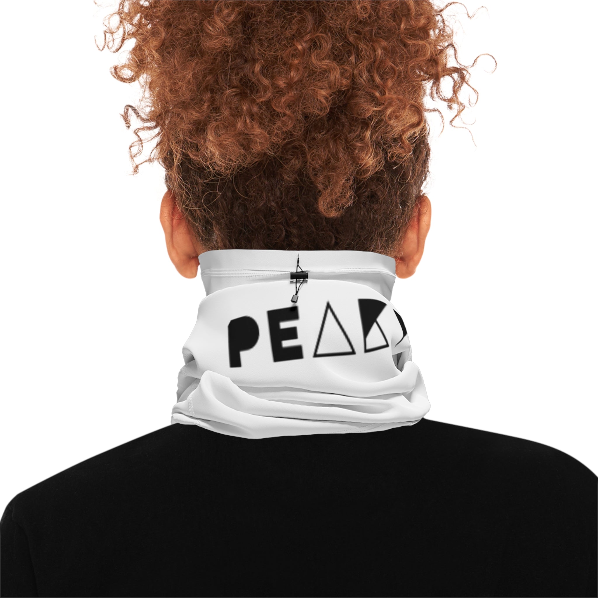 Winter Neck Gaiter With Drawstring