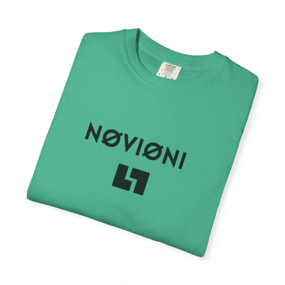 Garment-Dyed T-shirt with Novioni Design