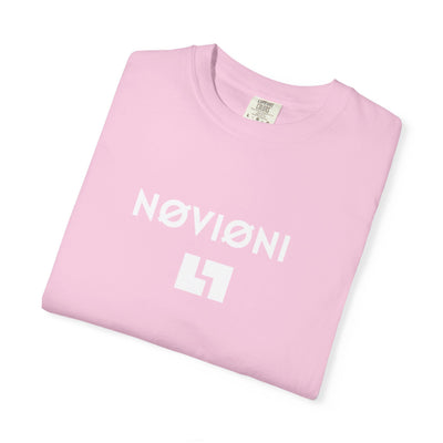 Garment-Dyed T-shirt with Novioni Design