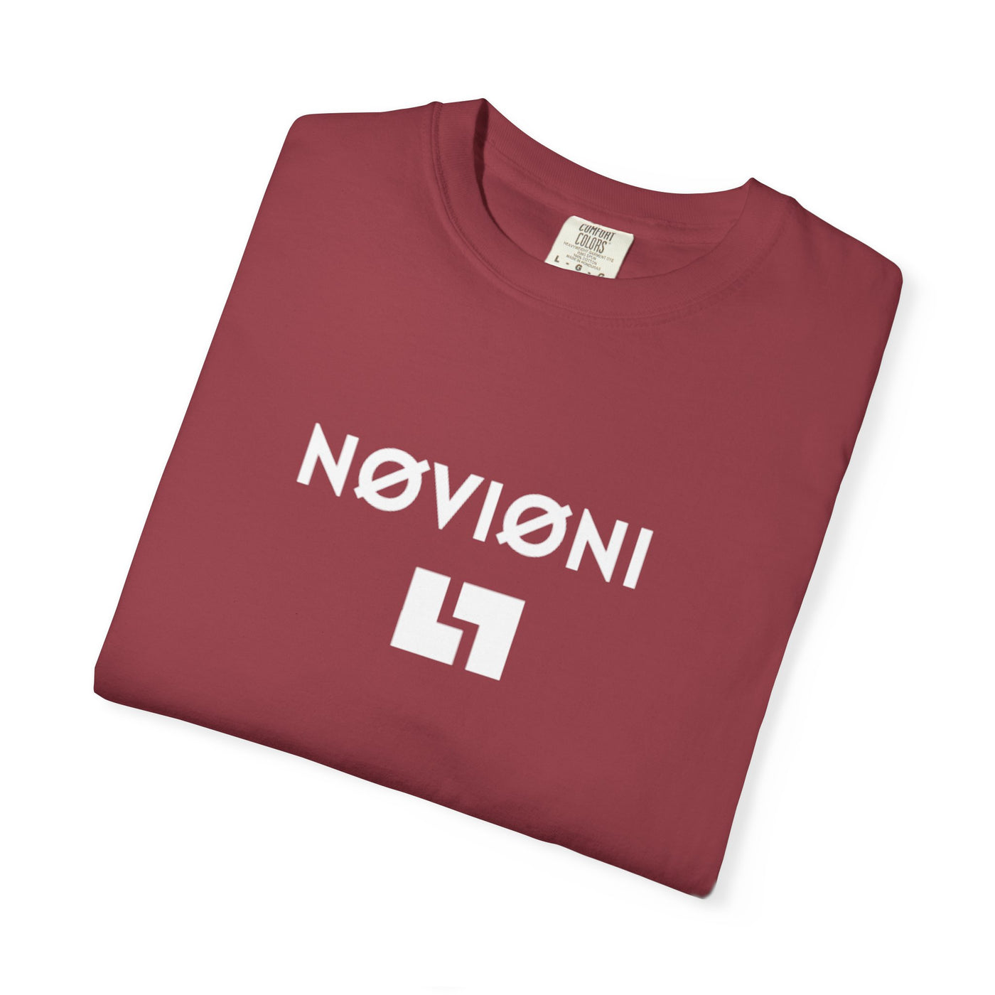 Garment-Dyed T-shirt with Novioni Design