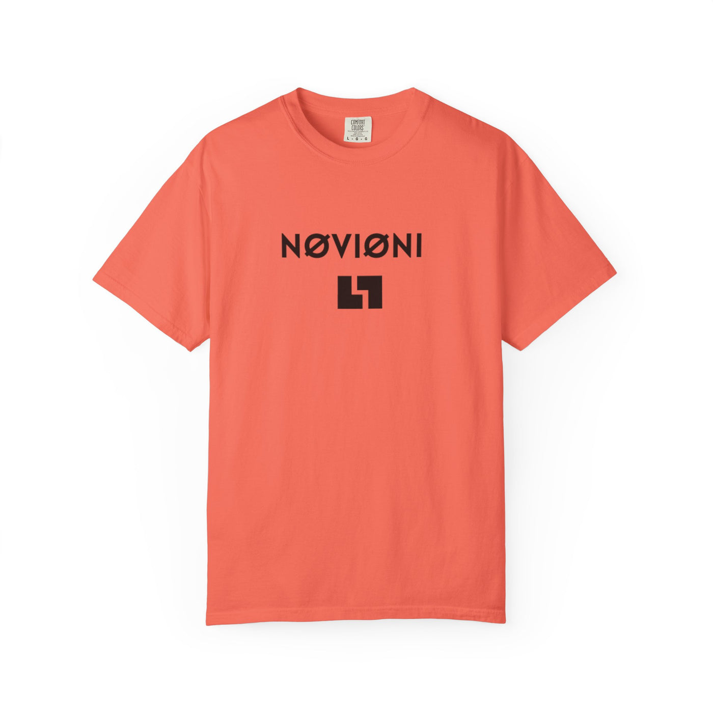 Garment-Dyed T-shirt with Novioni Design