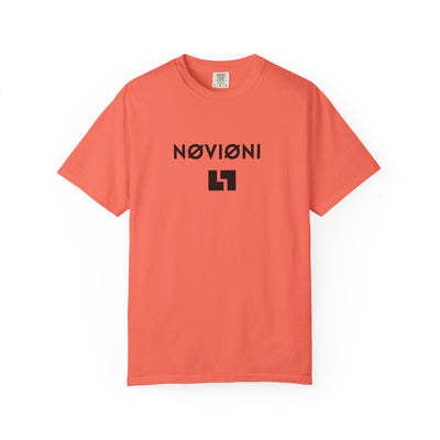 Garment-Dyed T-shirt with Novioni Design
