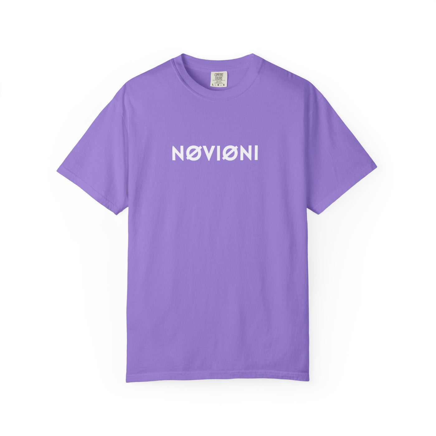 Garment-Dyed T-shirt with Novioni Design