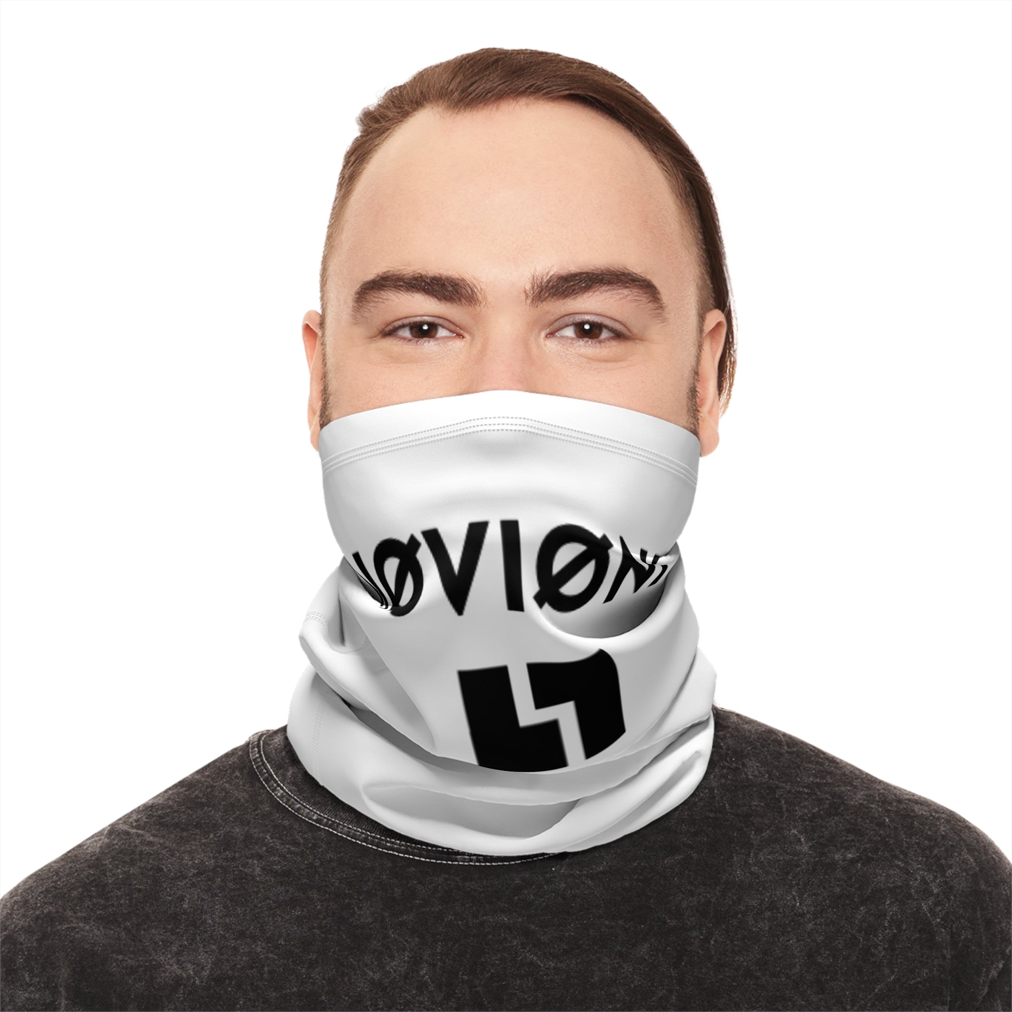 Winter Neck Gaiter With Drawstring