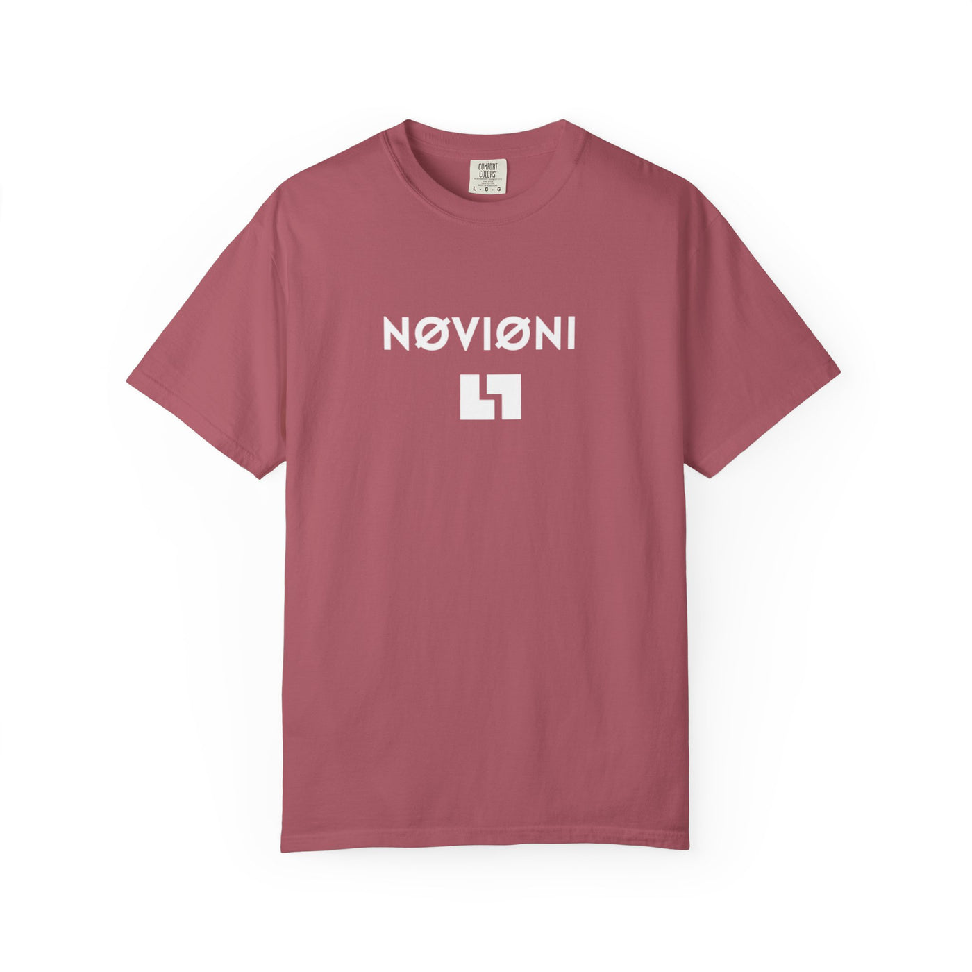 Garment-Dyed T-shirt with Novioni Design