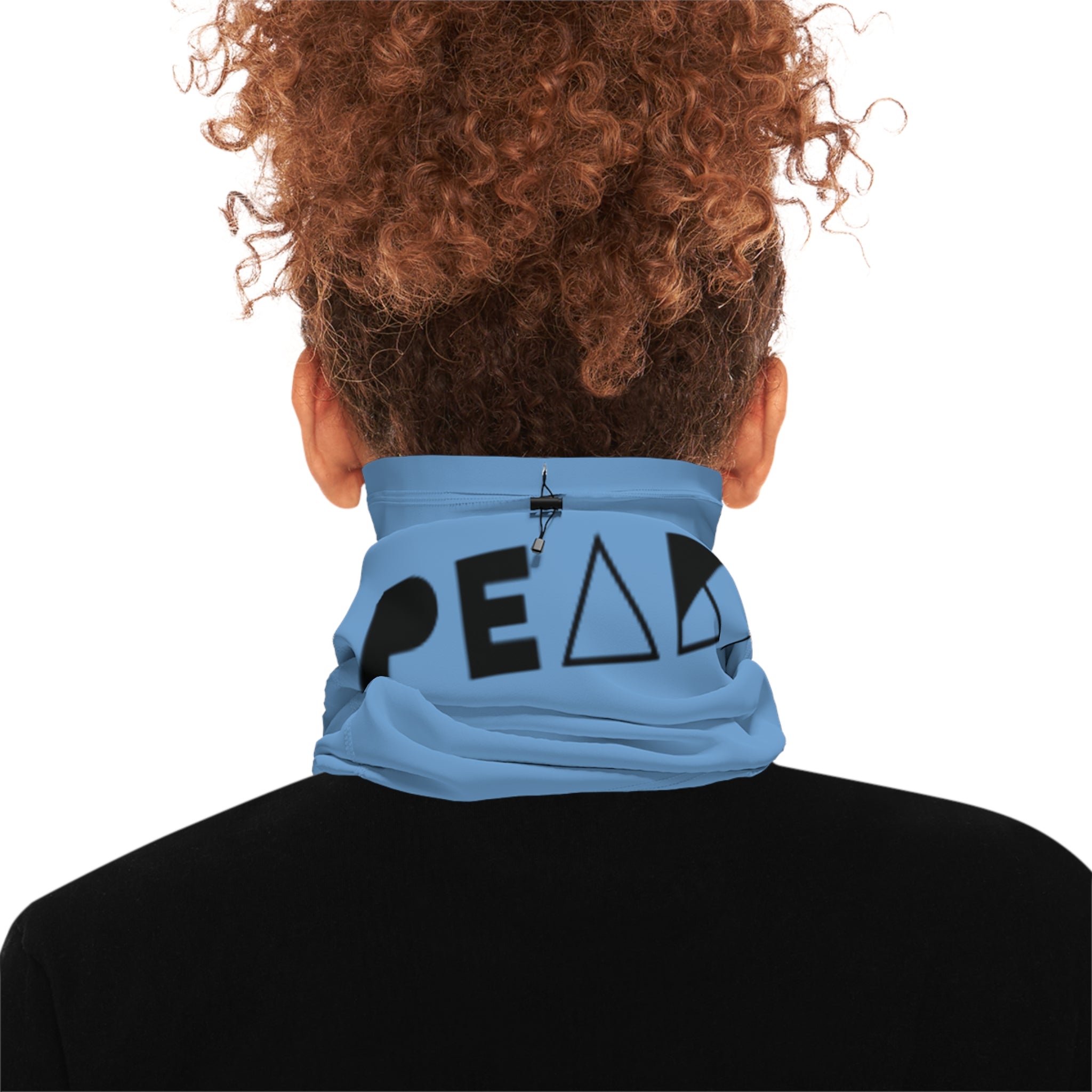 Winter Neck Gaiter With Drawstring