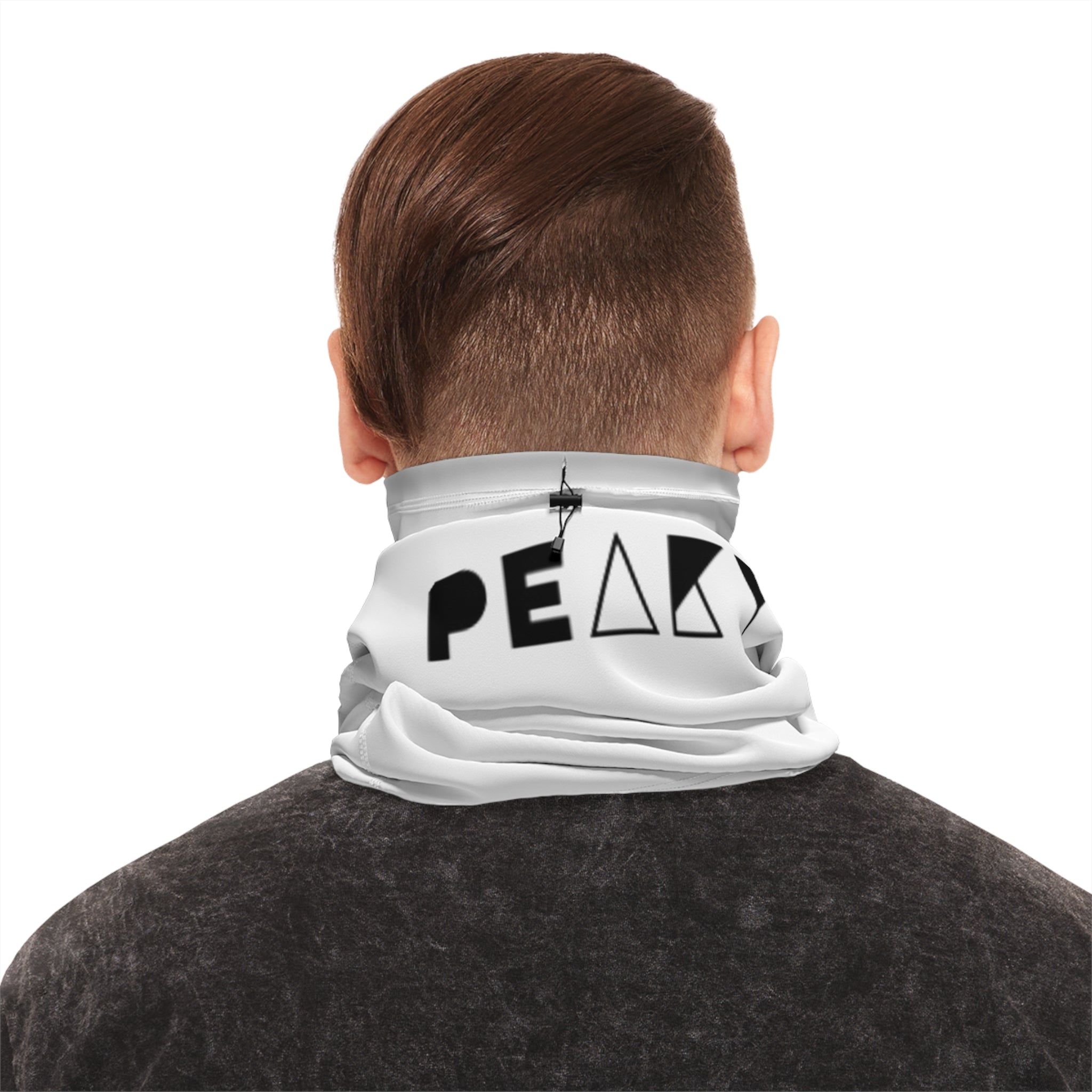 Winter Neck Gaiter With Drawstring