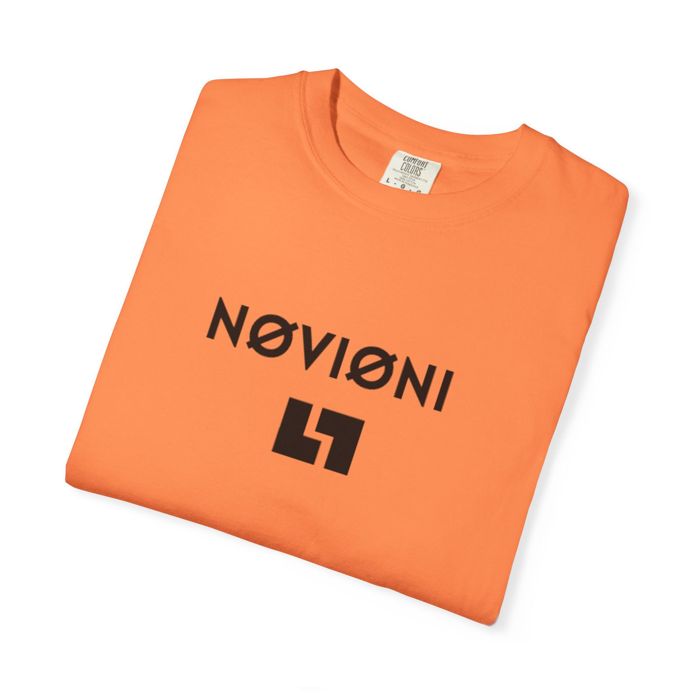 Garment-Dyed T-shirt with Novioni Design