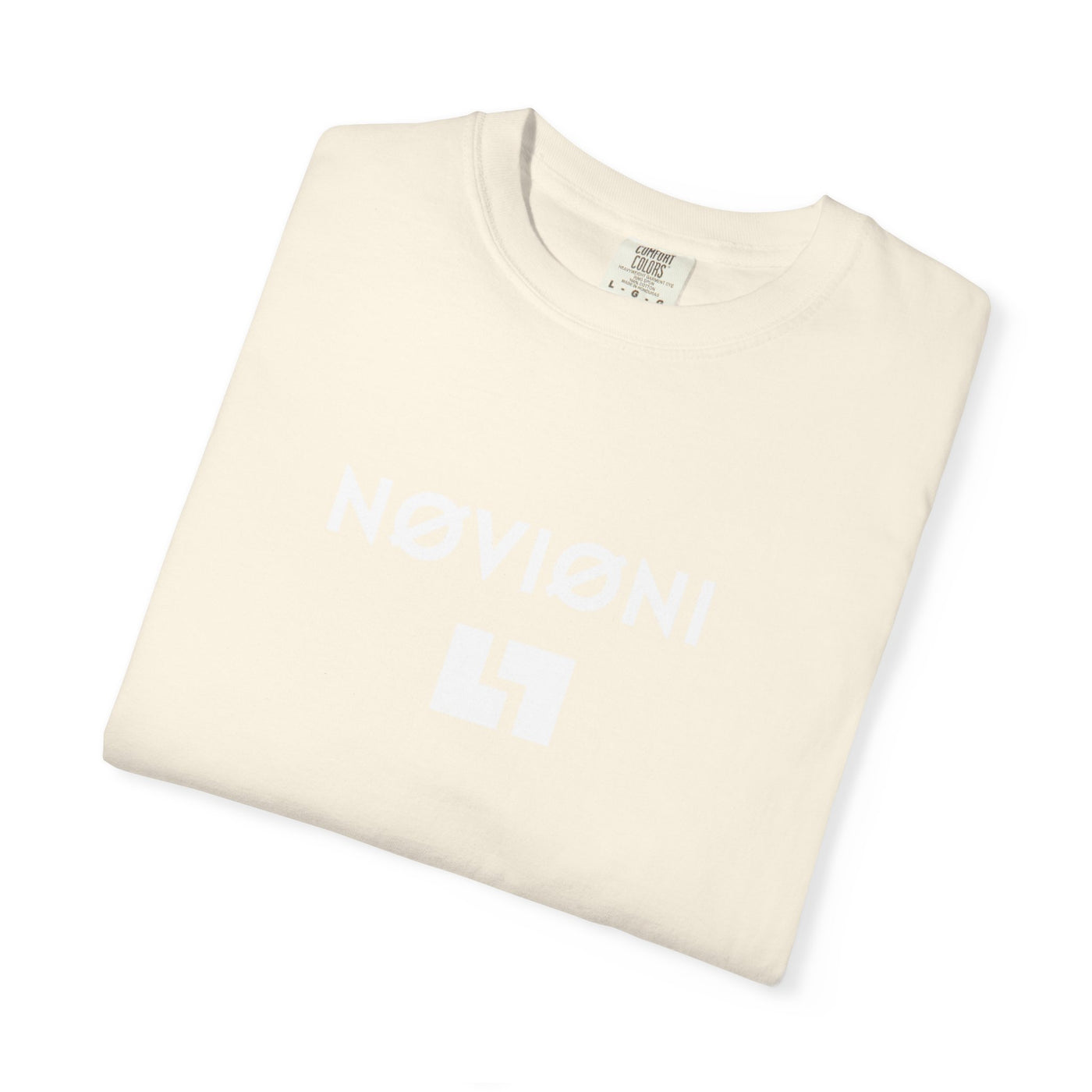 Garment-Dyed T-shirt with Novioni Design