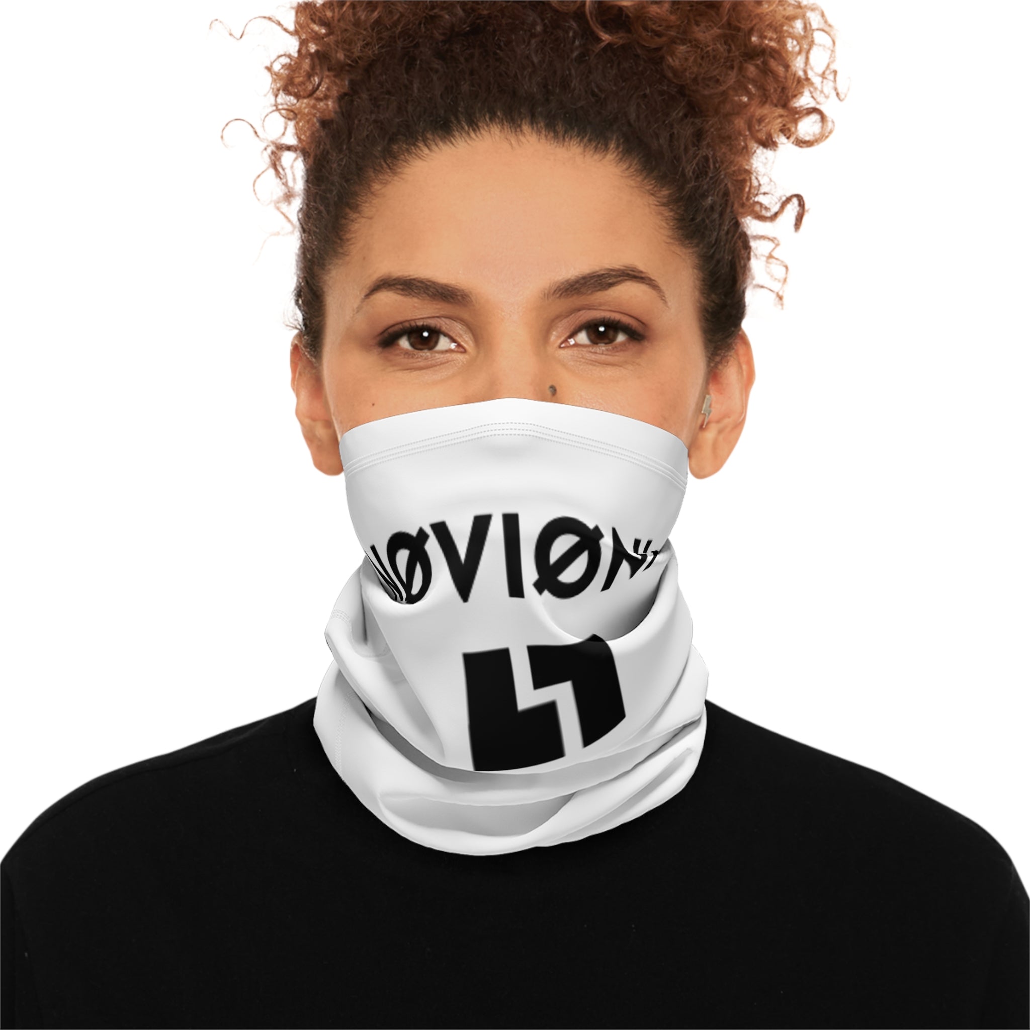 Winter Neck Gaiter With Drawstring