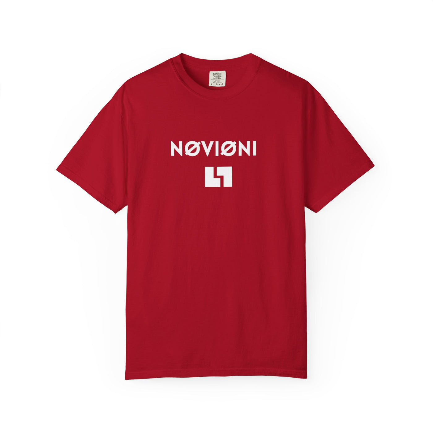 Garment-Dyed T-shirt with Novioni Design