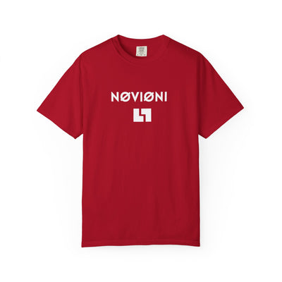 Garment-Dyed T-shirt with Novioni Design