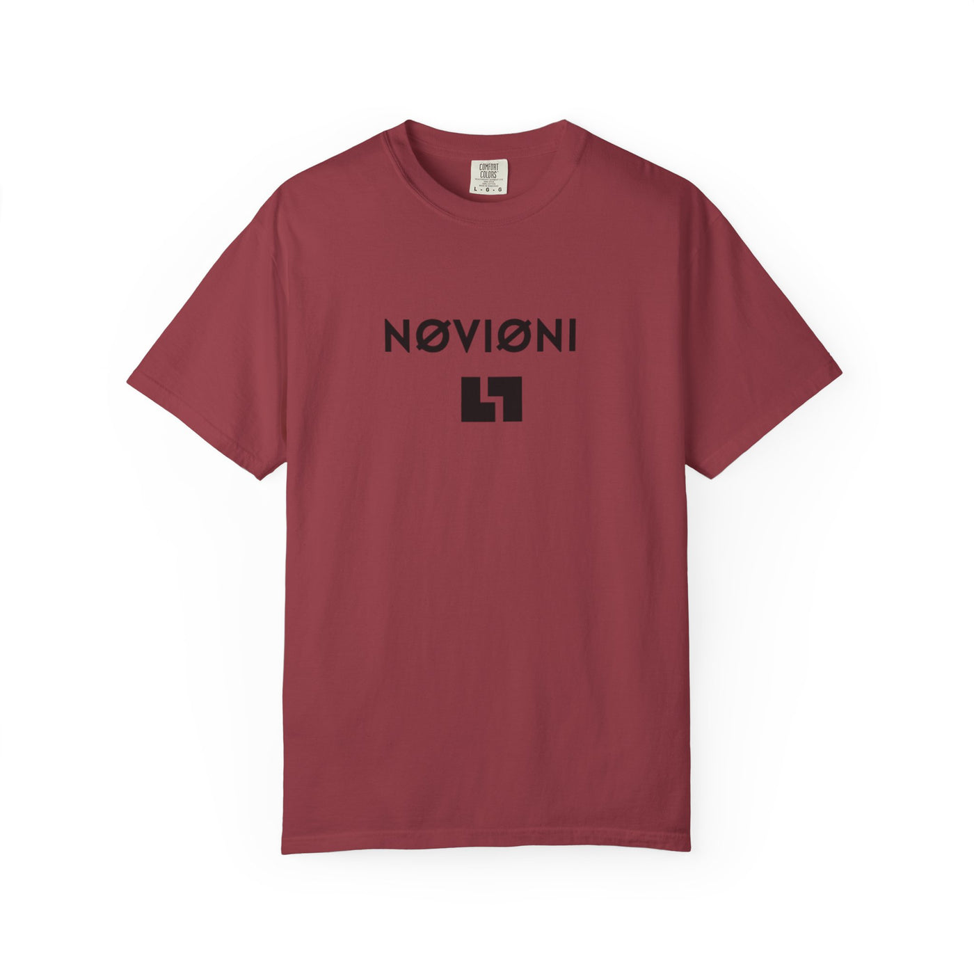 Garment-Dyed T-shirt with Novioni Design