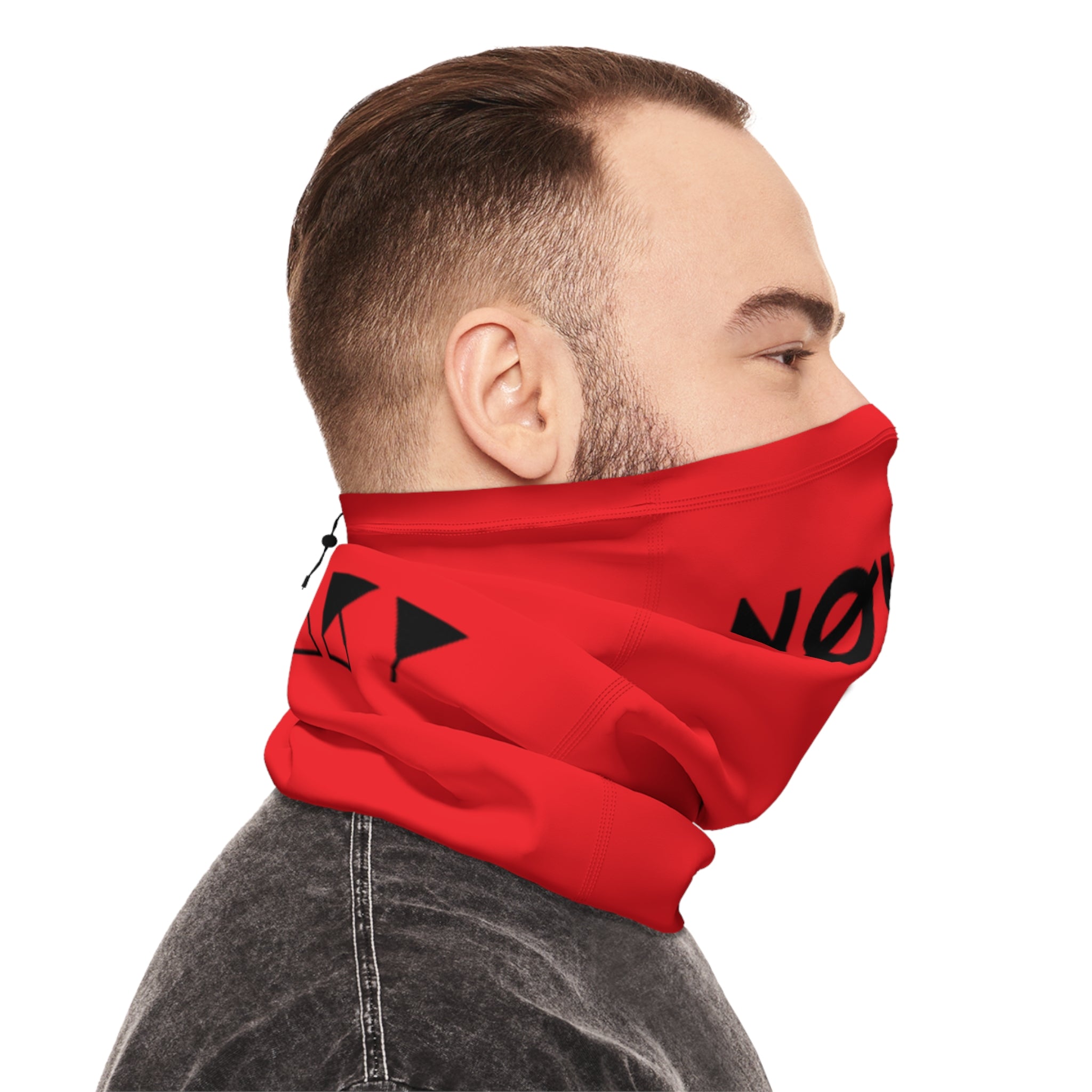 Winter Neck Gaiter With Drawstring